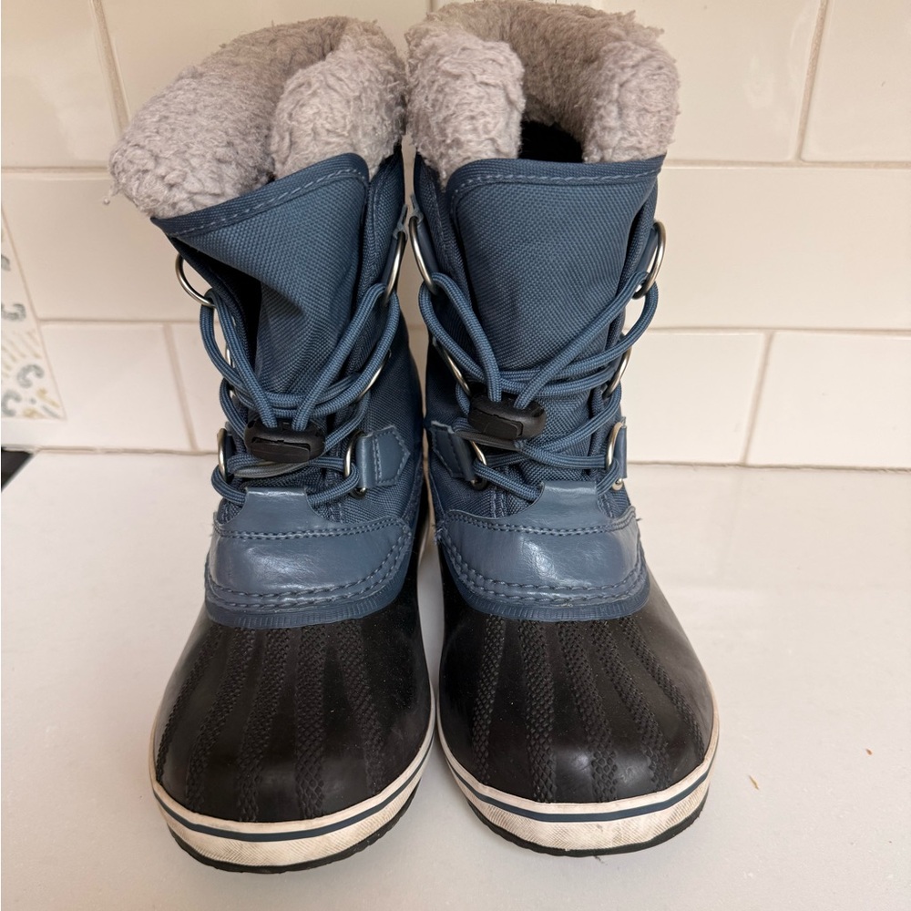 Sorel Kids Blue and Black Snow Boots